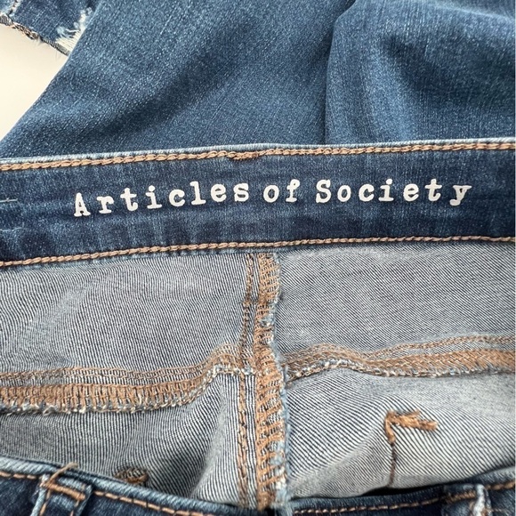NWT Articles Of Society Super Soft Ankle Skinny Distressed Jeans Size 25 Womens - Picture 2 of 9